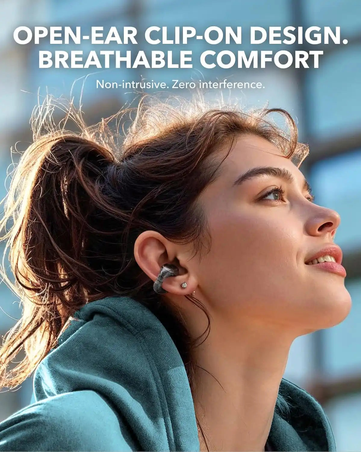 Anker Soundcore C30i  Open-Ear Clip Earbuds with Secure Fit White