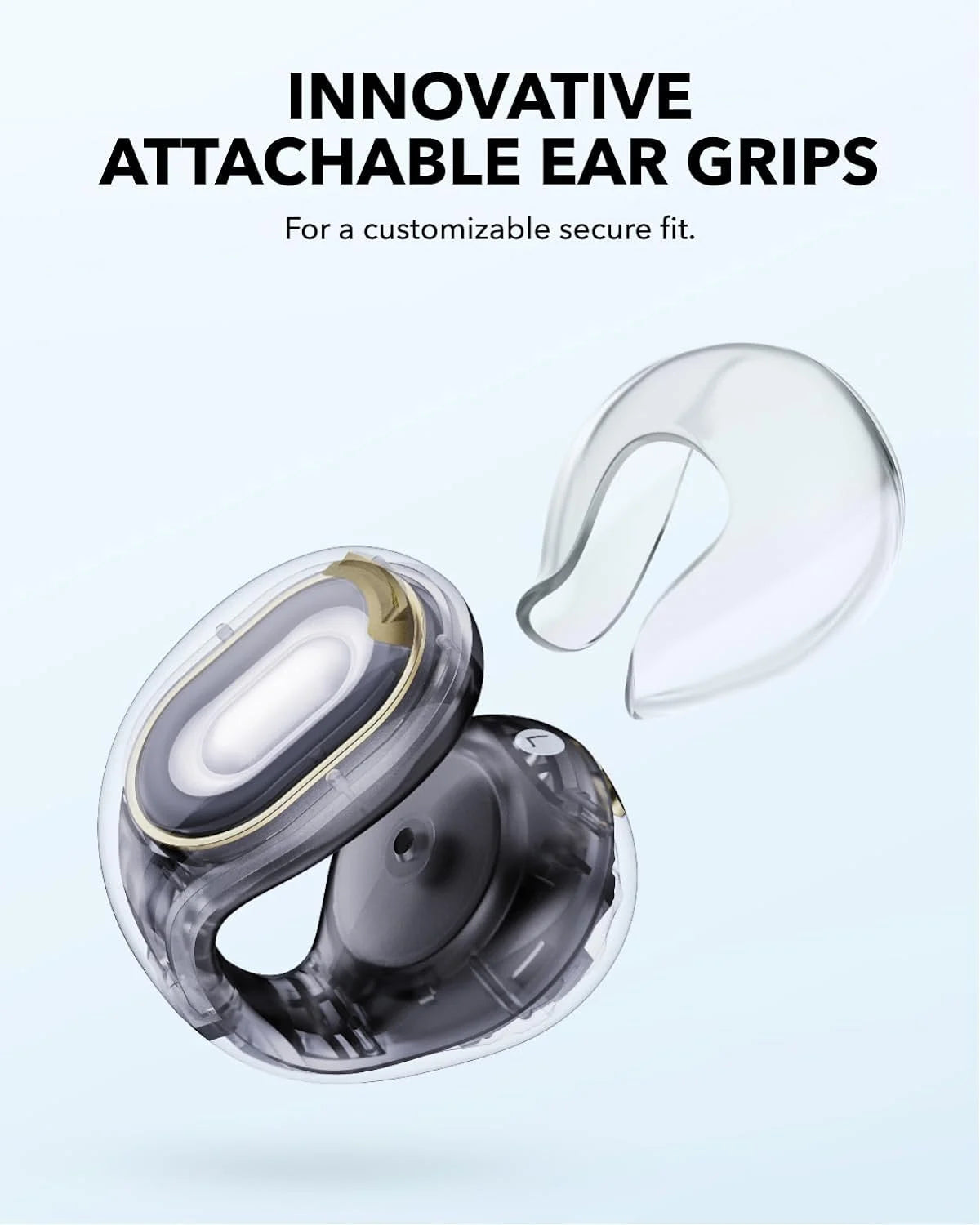Anker Soundcore C30i  Open-Ear Clip Earbuds with Secure Fit White
