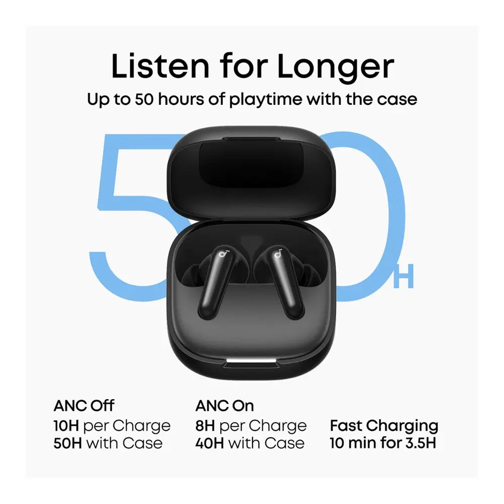 Soundcore R60i NC with real time Adaptive Noise Cancellation