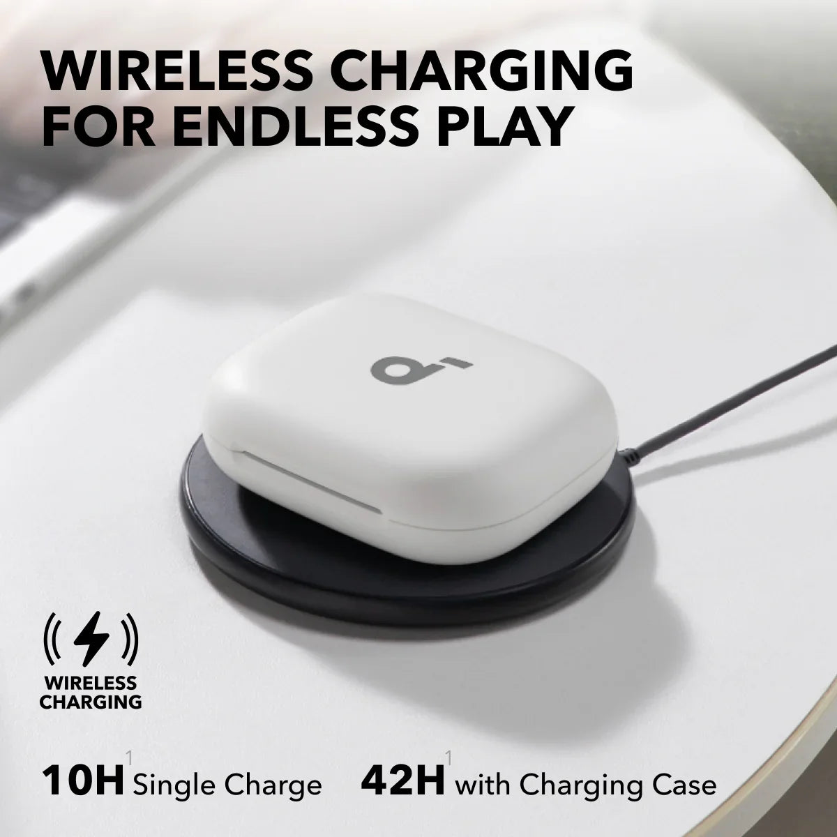 Anker Soundcore AeroFit 2 Open-Ear Earbuds  White