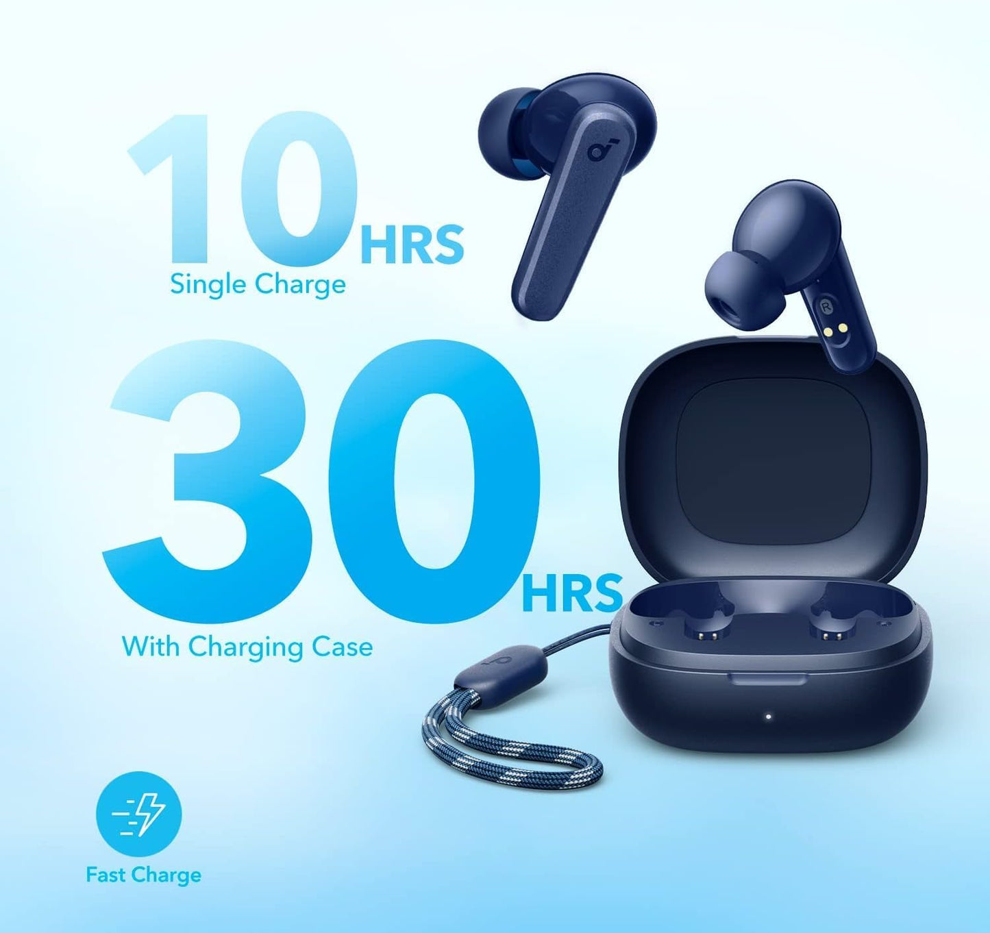 Anker Soundcore R50i VI Bluetooth Earphone Black and Blue