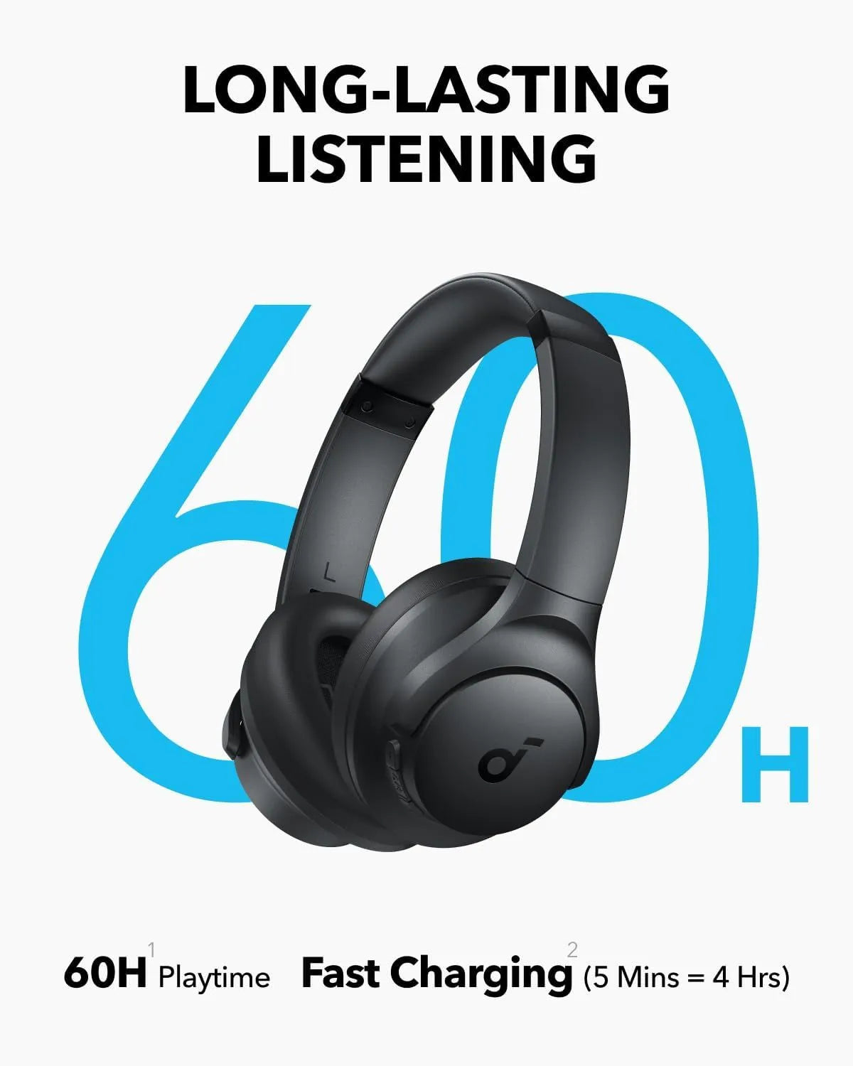 ANKER Soundcore Q11i Wireless Headphones Black and White